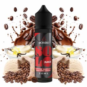 Coffee Vanilla Custard Cream 20/60ML by Bombo Solo Juice