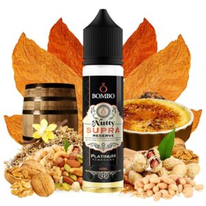 Bombo Nutty Supra Reserve 15ml/60ml – Καπνικό υγρό αναπλήρωσης με ξηρούς καρπούς και βανίλια