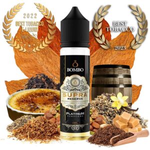 Bombo Supra Reserve 15ml/60ml – Καπνικό υγρό αναπλήρωσης Platinum Tobaccos